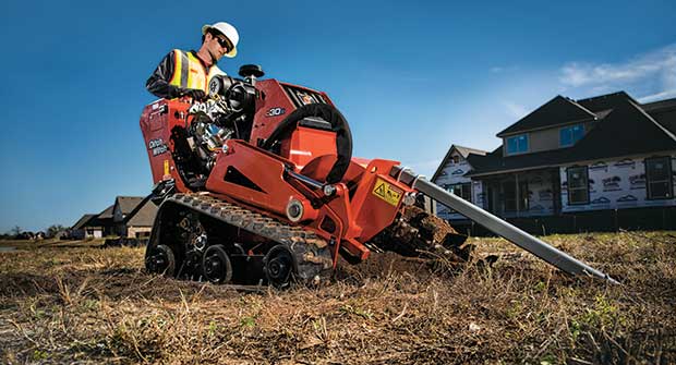 Man using Ditch Witch trencher (Photo: Ditch Witch)