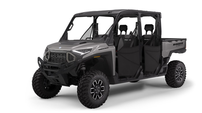 The Ranger XD 1500 Premium features heavy-duty components and a large bumper for front-end protection. (Photo: Polaris)