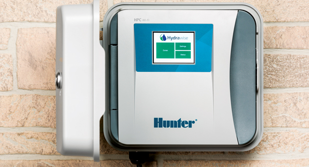 Smart controllers can help predict and adjust water needs of a system on the fly. (Photo: Hunter Industries)